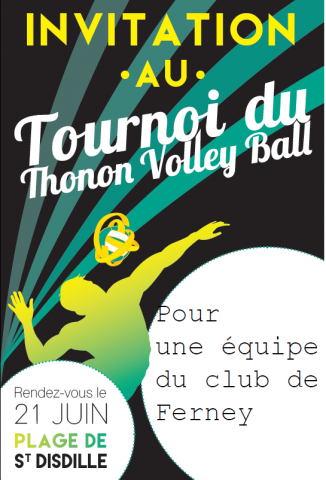 Invitation tournoi Thonon